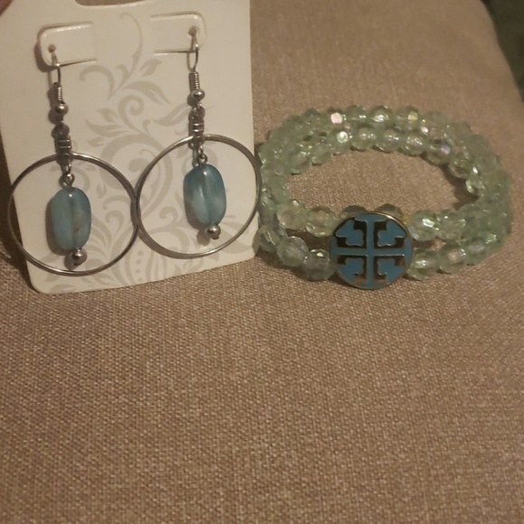 Handmade One of a Kind Bracelet &Earring Set - Picture 4 of 4